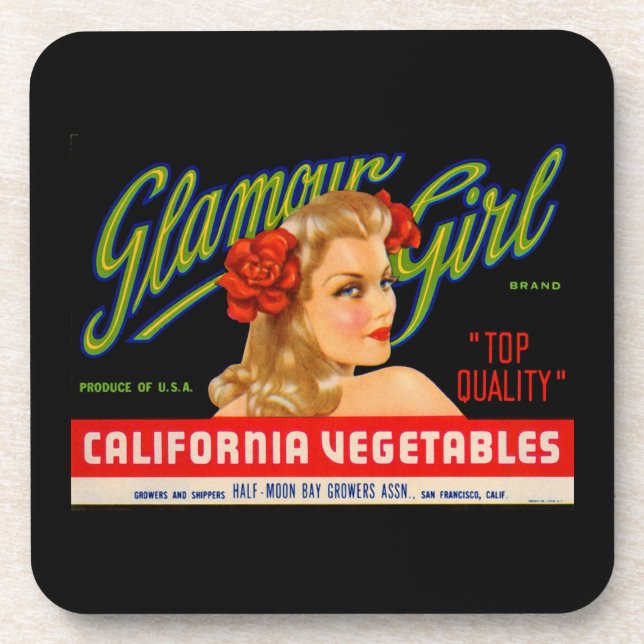 Glamour Girl  Coaster (Front)
