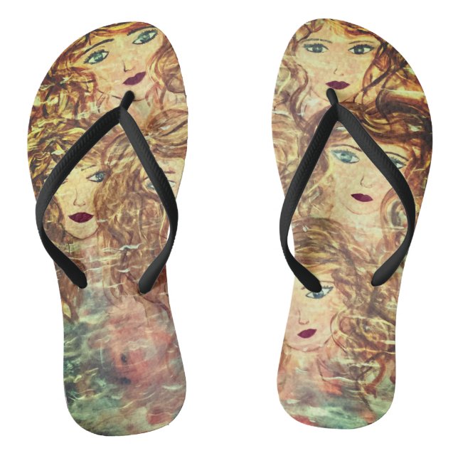 Glamour Girl Flip Flops (Footbed)