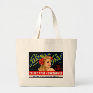 Glamour Girl Large Tote Bag