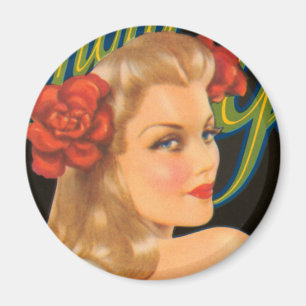 Glamour Girl Magnet