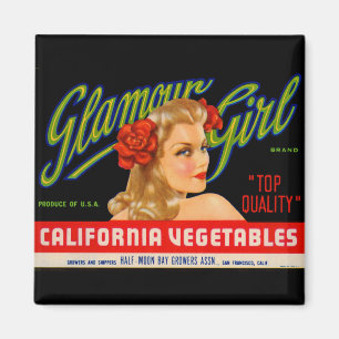 Glamour Girl Magnet