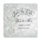 Glamour Glitter Luxe Save the Date | silver ice