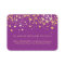 Glamour Gold Dots Decor - Stylish Violet Purple