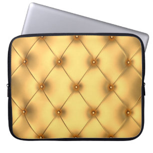 Glamour golden interior decorating background laptop sleeve