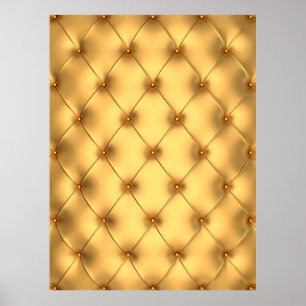 Glamour golden  interior decorating background poster