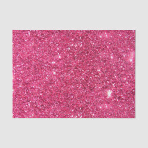Glamour Hot Pink Glitter Tissue Paper