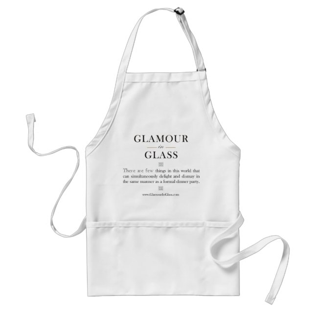 Glamour in Glass apron (Front)