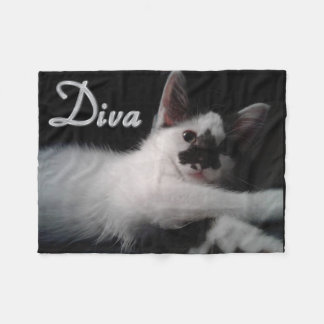 Glamour Kitty Fleece Blanket