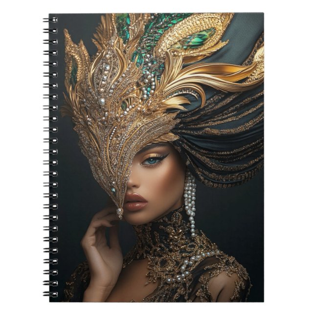 Glamour Ladies Spiral Notebooks7 Notebook (Front)