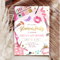 Glamour Party Glitz Glam Spa Girl Makeup Birthday 