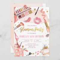 Glamour Party Glitz Glam Spa Girl Makeup Birthday 