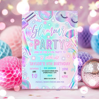 Glamour Party Pastel Spa Makeup Pamper Birthday