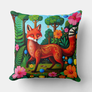 Glamour Red Fox Animal Cushion