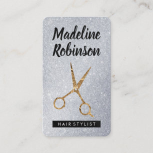 Glamour Salon Shears Appointment Card