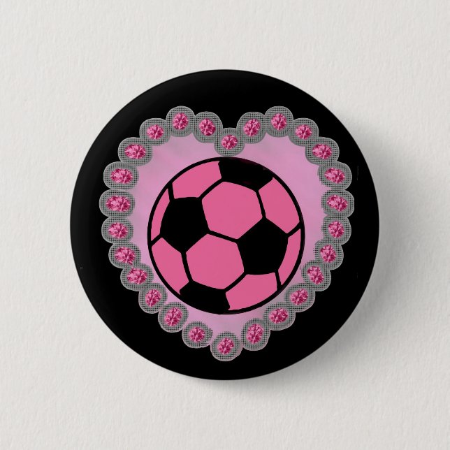 Glamour soccer ball pin (Front)
