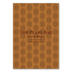 Glamour Table Number