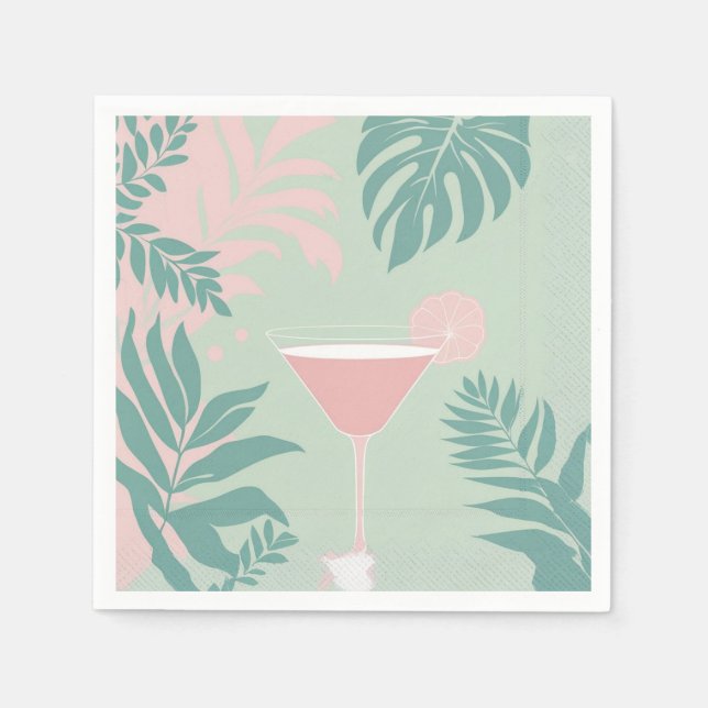 Glamour Tropical Napkin (Front)