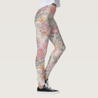 Glamourous 3-D Sparkling ink Flowers Pattern
