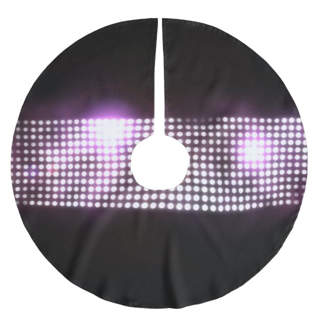 Glamourous abstract background design. brushed polyester tree skirt (Front)