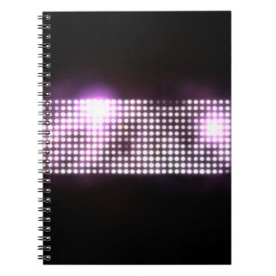 Glamourous abstract background design. notebook