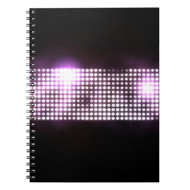 Glamourous abstract background design. notebook (Front)