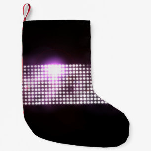 Glamourous abstract background design. small christmas stocking