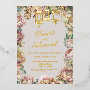 Glamourous Arabian Nights Pastel Floral Wedding