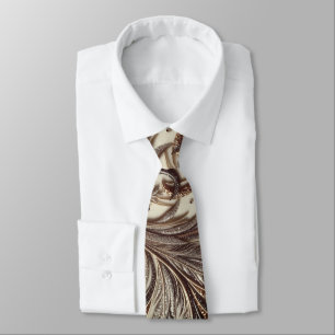 Glamourous Baroque Design with Glitter & Gemstones Tie