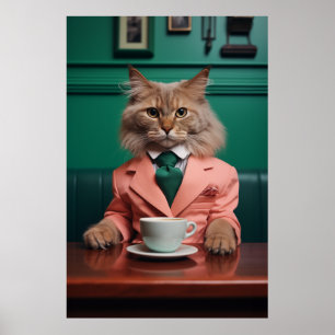 Glamourous Bengal Cat  Poster