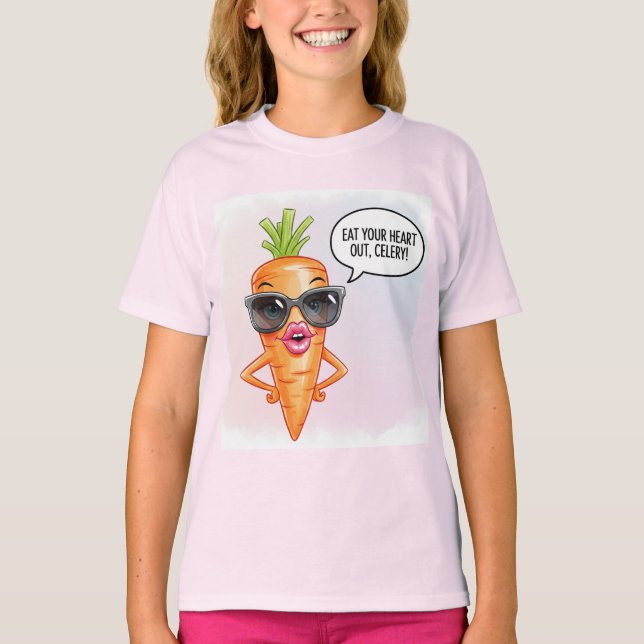  Glamourous Carrot, by Natasha Us   T-Shirt (Front)
