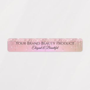 Glamourous Cute Pink Glitter Drips Beauty Product