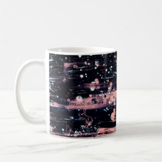 Glamourous Dark Grey Pink Spotlight Coffee Mug