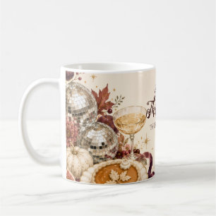 Glamourous Disco Friendsgiving Coffee Mug