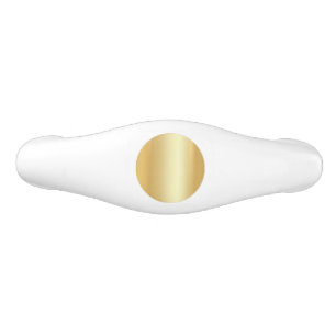 Glamourous Elegant Faux Gold Trendy Template Ceramic Drawer Pull