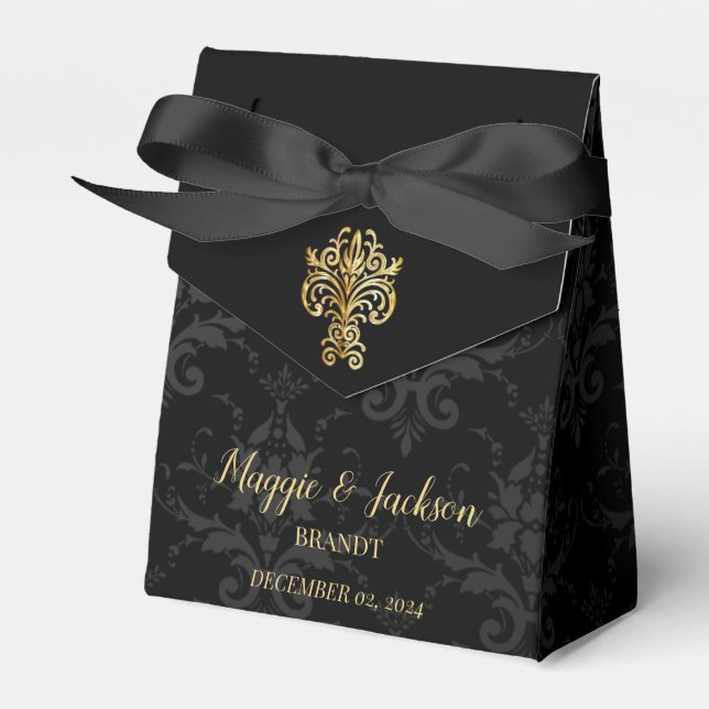 Glamourous Evening Favour Box (Front Side)