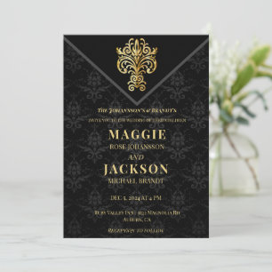 Glamourous Evening Wedding Invitation