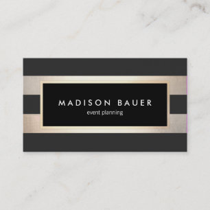 Glamourous Event Planner Business Card