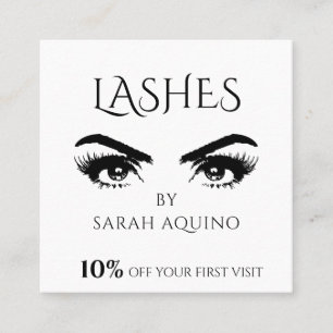 Glamourous Eyes & Lashes Beauty Discount Card