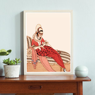 Glamourous Fashion Portrait Poster