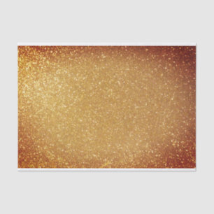 Glamourous faux gold glitter print Christmas gift Tissue Paper