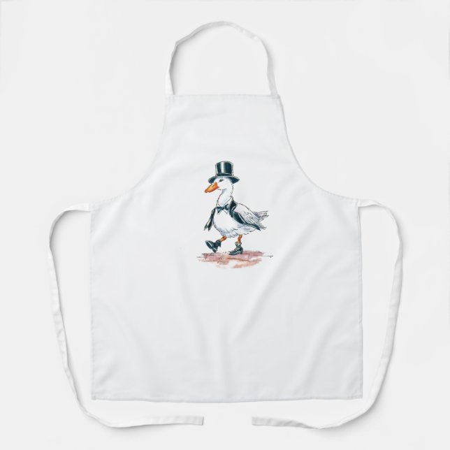 Glamourous Gander Apron (Front)