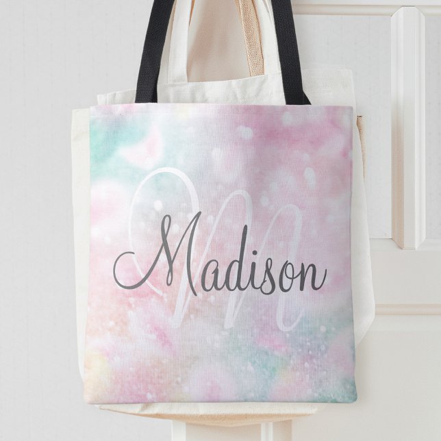 Glamourous Glitter Pink Pretty Pattern Tote Bag (Creator Uploaded)