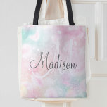 Glamourous Glitter Pink Pretty Pattern Tote Bag<br><div class="desc">Easily personalise this pretty pink bokeh glitter pattern with your custom name and/or monogram.</div>