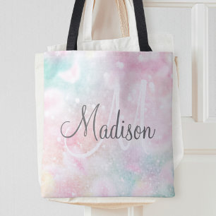 Glamourous Glitter Pink Pretty Pattern Tote Bag