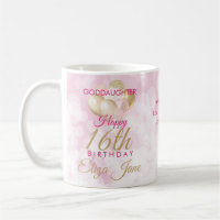 Glamourous Goddaughter 16th Birthday Balloon