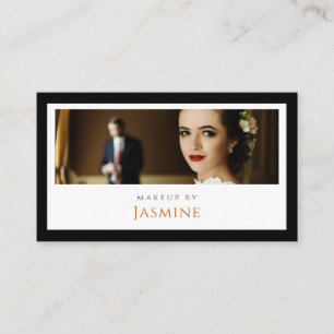 Glamourous Gold Glitter Makeup Artist Business Card