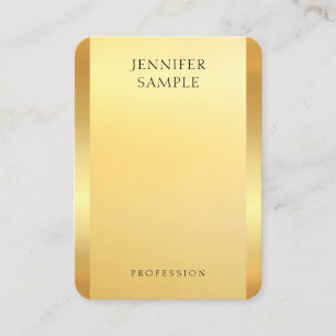Glamourous Gold Look Modern Elegant Template Business Card