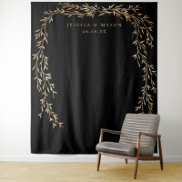 Glamourous Gold Wedding Backdrop