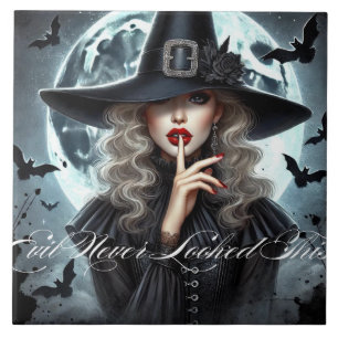 Glamourous Gothic Witch Coaster