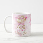 Glamourous Granddaughter 16th Birthday Balloon Coffee Mug<br><div class="desc">A gorgeous glamourous 16th birthday mugfor your granddaughter. This fabulous design features blush pink and gold glitter balloons on a rose pink sparkly background. Personalise with a name to wish someone a very happy sweet sixteenth birthday.</div>